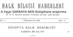 1929 HALK HEKİMLİĞİNDE SİNOP&nbsp;ZEYTİNİ